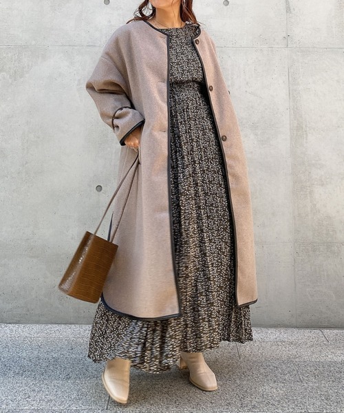 archives（アルシーヴ）の「ライナー付きパイピングコート（その他アウター・レディース・ベージュ/アイボリー/モカ/グレイッシュベージュ・MEDIUM）」の13枚目の写真