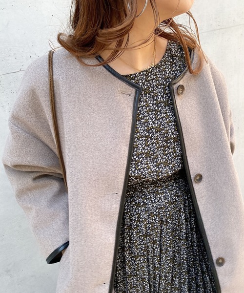 archives（アルシーヴ）の「ライナー付きパイピングコート（その他アウター・レディース・ベージュ/アイボリー/モカ/グレイッシュベージュ・MEDIUM）」の16枚目の写真