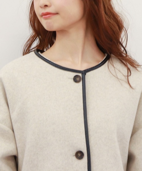 archives（アルシーヴ）の「ライナー付きパイピングコート（その他アウター・レディース・ベージュ/アイボリー/モカ/グレイッシュベージュ・MEDIUM）」の20枚目の写真