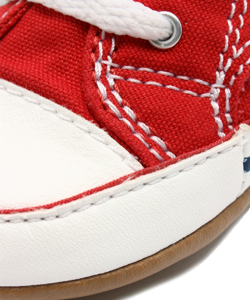 CONVERSE（コンバース）の「【KIDS雑貨】コンバース FS ALL STAR 2 スニーカー（ベビーシューズ/ベビーソックス・キッズ・ホワイト系/レッド系・11/12）」の4枚目の写真