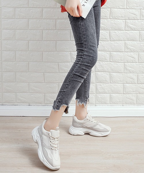 STYLEBLOCK（スタイルブロック）の「ダッドスニーカー（スニーカー・レディース・ホワイト/ブラック・40/36/35/37/38/39）」の8枚目の写真