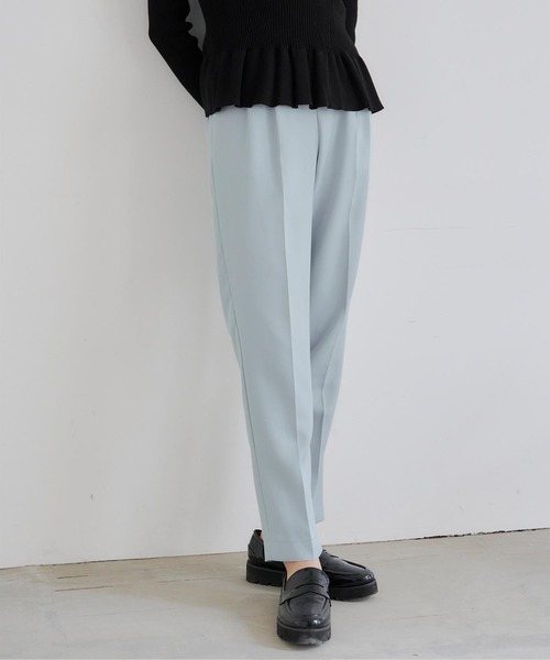 titivate(ティティベイト)の「フロントタックイージーテーパードパンツ(その他パンツ・レディース・ベージュ/レッド/ブラック/ライトグリーン/ピンク/イエロー/モカ/ライトピンク/グリーン/ライトパープル/グリーン系その他/グレイッシュベージュ/ライトブラウン/グリーン系その他2/アイボリー/ピンク系その他/サンドベージュ/ライトブルー/ブラウン・L/M/S/PS(XS-S))」の20枚目の写真