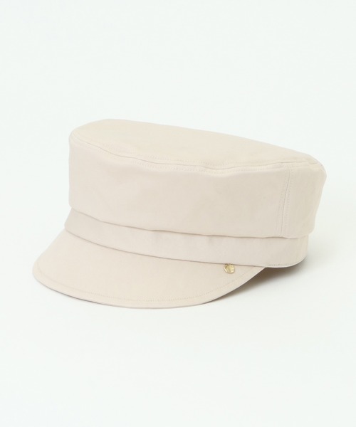 ikka（イッカ）の「マリンキャス（キャスケット・レディース・ネイビー/オフホワイト/オリーブ・FREE）」の2枚目の写真