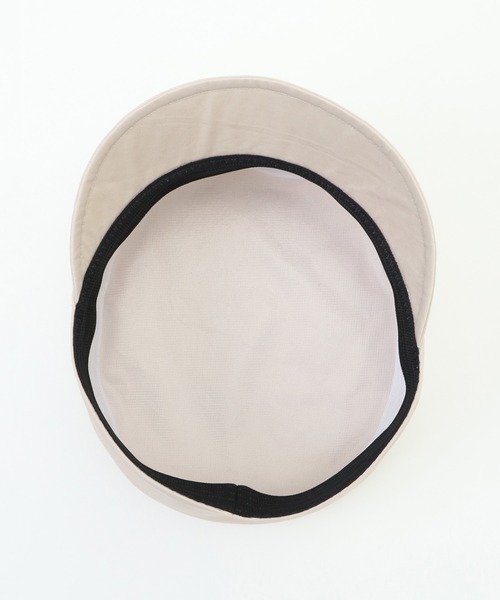 ikka（イッカ）の「マリンキャス（キャスケット・レディース・ネイビー/オフホワイト/オリーブ・FREE）」の6枚目の写真