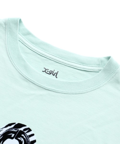 X-girl（エックスガール）の「ZEBRA FACE S/S TEE（Tシャツ