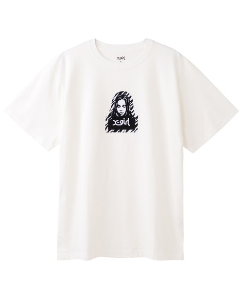 X-girl（エックスガール）の「ZEBRA FACE S/S TEE（Tシャツ