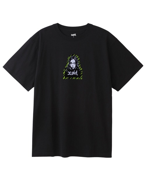 X-girl（エックスガール）の「ZEBRA FACE S/S TEE（Tシャツ