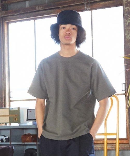 ムラサキスポーツ(ムラサキスポーツ)の「【ムラサキスポーツ限定】DEAR LAUREL/ディアローレル Tシャツ D21S2109(Tシャツ/カットソー・メンズ・ブラック/グリーン系その他/ホワイト/カーキ・L/M/XL)」の4枚目の写真