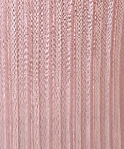 libelle more（リベル モア）の「パワーネットランダムプリーツ　プルオーバー+ボードレーキャミ　セット（Tシャツ/カットソー・レディース・ライトベージュ/ピンク/オフホワイト/ブラック・L/M）」の18枚目の写真