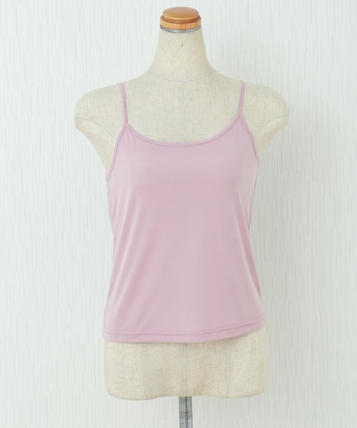 libelle more（リベル モア）の「パワーネットランダムプリーツ　プルオーバー+ボードレーキャミ　セット（Tシャツ/カットソー・レディース・ライトベージュ/ピンク/オフホワイト/ブラック・L/M）」の12枚目の写真