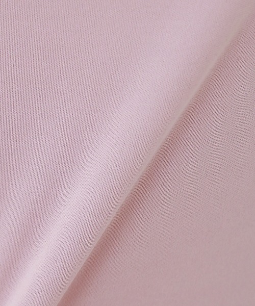 libelle more（リベル モア）の「パワーネットランダムプリーツ　プルオーバー+ボードレーキャミ　セット（Tシャツ/カットソー・レディース・ライトベージュ/ピンク/オフホワイト/ブラック・L/M）」の15枚目の写真