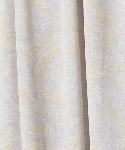 natural couture(ナチュラルクチュール)の「フェザー柄ギャザーデザインワンピース(ワンピース・レディース・カーキ/ピンクベージュ/その他1/その他2・FREE)」の7枚目の写真