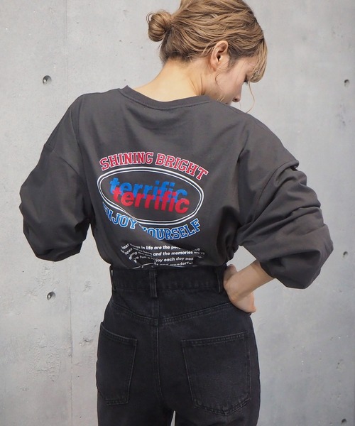 tiptop(ティップトップ)の「2021SS オーバルロゴバックプリントT(Tシャツ/カットソー・レディース・オフホワイト/ホワイト系その他/ブラック/ブラック系その他/グリーン/サックスブルー/ブルー・FREE)」の15枚目の写真