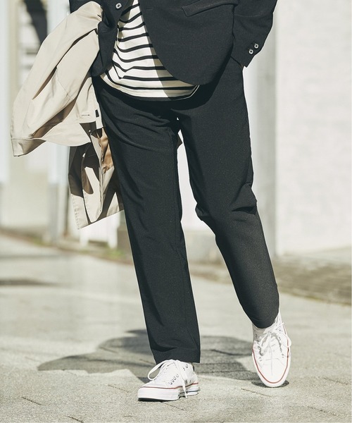 JOURNAL STANDARD（ジャーナルスタンダード）の「【KANTIAN / カンティアン】スリムテーパード スラックス [セットアップ対応]（スラックス・メンズ・ブラック/ブラウン/ネイビー・SMALL/LARGE/MEDIUM）」の6枚目の写真