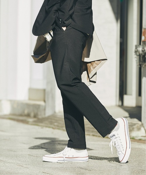 JOURNAL STANDARD（ジャーナルスタンダード）の「【KANTIAN / カンティアン】スリムテーパード スラックス [セットアップ対応]（スラックス・メンズ・ブラック/ブラウン/ネイビー・SMALL/LARGE/MEDIUM）」の8枚目の写真