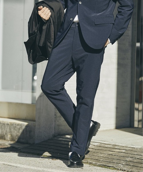 JOURNAL STANDARD（ジャーナルスタンダード）の「【KANTIAN / カンティアン】スリムテーパード スラックス [セットアップ対応]（スラックス・メンズ・ブラック/ブラウン/ネイビー・SMALL/LARGE/MEDIUM）」の13枚目の写真