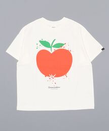 GROOVY COLORS | 天竺 DRIP APPLE ビッグTシャツ(Tシャツ/カットソー)