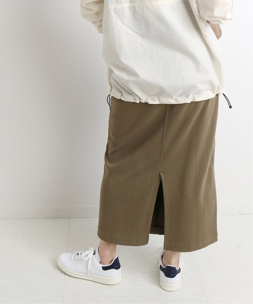 SLOBE IENA（スローブイエナ）の「コットンマリブフライススカ―ト【ウエストゴム/手洗い可能】◆（スカート・レディース・ブラック/アイボリー/ブルー系その他/カーキ・FREE）」の15枚目の写真