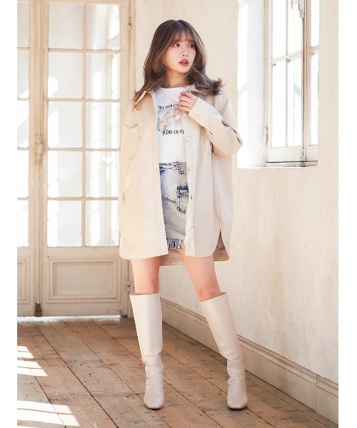 Darich（ダーリッチ）の「ヴィーガンレザーシャツジャケット（ダウン  