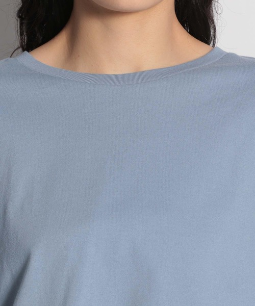 niko and...（ニコアンド）の「[WEB限定]袖タックタックプルオーバー（Tシャツ/カットソー・レディース・ライトブルー/ブラック/オフホワイト/オリーブ・SMALL/MEDIUM/LARGE）」の13枚目の写真