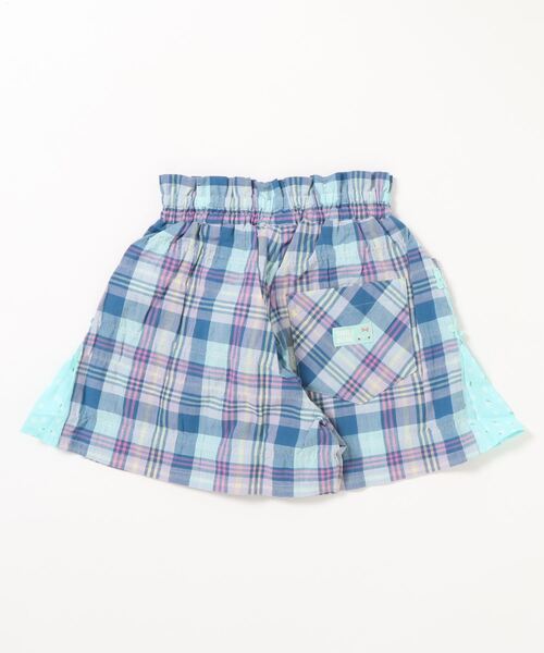 KP（ケーピー）の「シャーリングチェックキュロット(100-130cm)（その他パンツ・キッズ・オレンジ/ブルー系その他・110cm/120cm/130cm）」の6枚目の写真