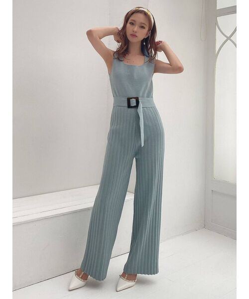 RESEXXY（リゼクシー）の「チェーンコンビスカーフ（バンダナ/スカーフ・レディース・ベージュ/ブルー・FREE）」の4枚目の写真