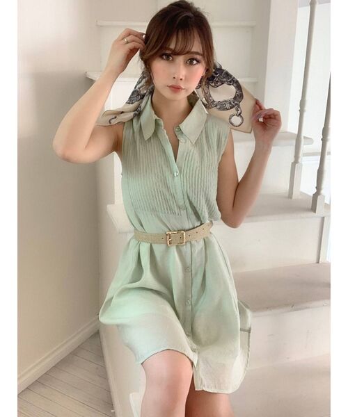 RESEXXY（リゼクシー）の「チェーンコンビスカーフ（バンダナ/スカーフ・レディース・ベージュ/ブルー・FREE）」の7枚目の写真