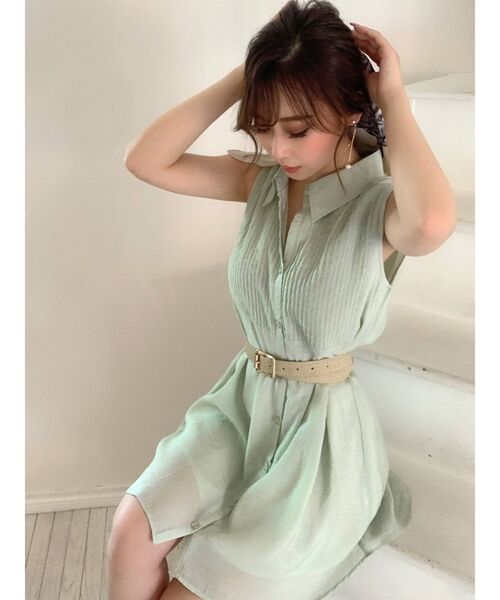 RESEXXY（リゼクシー）の「チェーンコンビスカーフ（バンダナ/スカーフ・レディース・ベージュ/ブルー・FREE）」の11枚目の写真