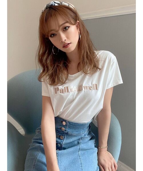 RESEXXY（リゼクシー）の「チェーンコンビスカーフ（バンダナ/スカーフ・レディース・ベージュ/ブルー・FREE）」の18枚目の写真