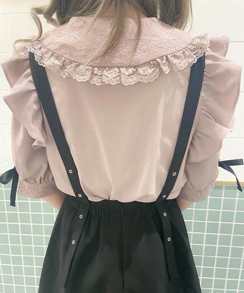 ROJITA(ロジータ)の「BIGレース衿袖リボンブラウス(シャツ/ブラウス・レディース・ホワイト/ブラック/ピンク・FREE)」の19枚目の写真