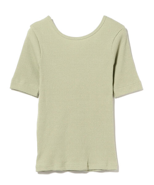 Ray BEAMS（レイビームス）の「Ray BEAMS / リブ ラウンドネック Tシャツ（Tシャツ/カットソー・レディース・パープル/ブラウン/ホワイト系その他/ミント・ONE SIZE）」の22枚目の写真