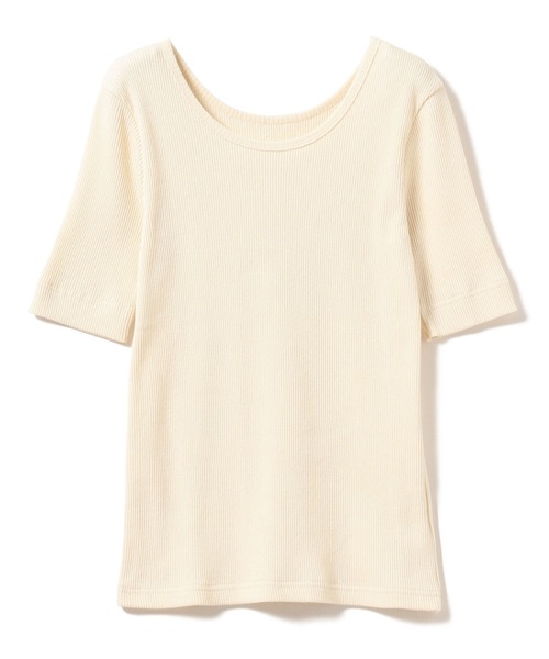 Ray BEAMS（レイビームス）の「Ray BEAMS / リブ ラウンドネック Tシャツ（Tシャツ/カットソー・レディース・パープル/ブラウン/ホワイト系その他/ミント・ONE SIZE）」の21枚目の写真