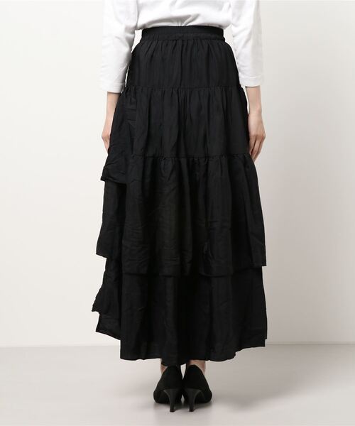 reca（レカ）の「ランダムティアードボリュームスカート（スカート・レディース・ブラック/ライトグレー・FREE）」の3枚目の写真