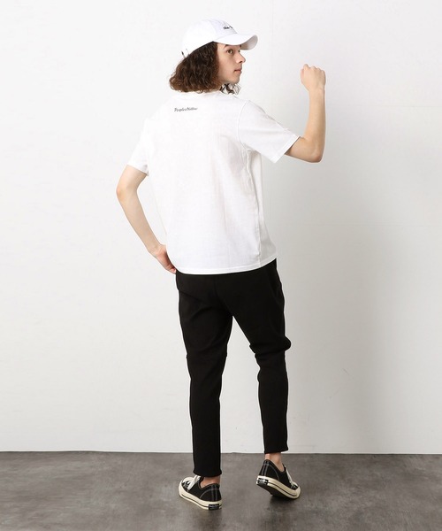 Purple&Yellow（パープルアンドイエロー）の「NEVER GIVE UP JAPAN　Tシャツ（Tシャツ/カットソー・メンズ・ホワイト/ネイビー/レッド/グリーン/ライトイエロー・MEDIUM/LARGE）」の13枚目の写真