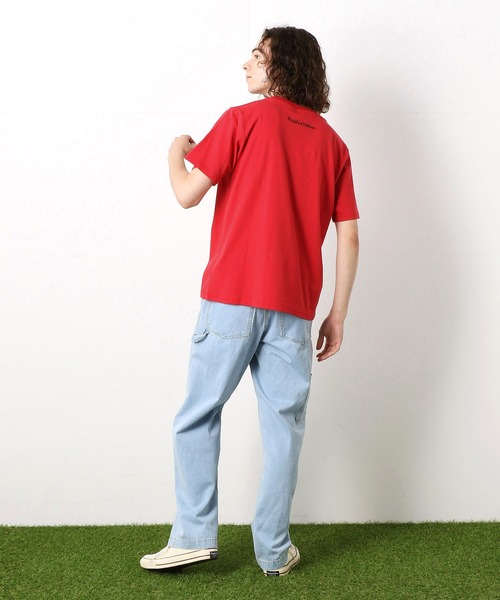 Purple&Yellow（パープルアンドイエロー）の「NEVER GIVE UP JAPAN　Tシャツ（Tシャツ/カットソー・メンズ・ホワイト/ネイビー/レッド/グリーン/ライトイエロー・MEDIUM/LARGE）」の17枚目の写真