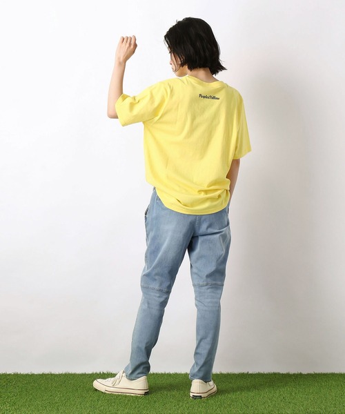 Purple&Yellow（パープルアンドイエロー）の「NEVER GIVE UP JAPAN　Tシャツ（Tシャツ/カットソー・メンズ・ホワイト/ネイビー/レッド/グリーン/ライトイエロー・MEDIUM/LARGE）」の21枚目の写真