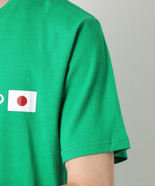 Purple&Yellow（パープルアンドイエロー）の「NEVER GIVE UP JAPAN　Tシャツ（Tシャツ/カットソー・メンズ・ホワイト/ネイビー/レッド/グリーン/ライトイエロー・MEDIUM/LARGE）」の9枚目の写真