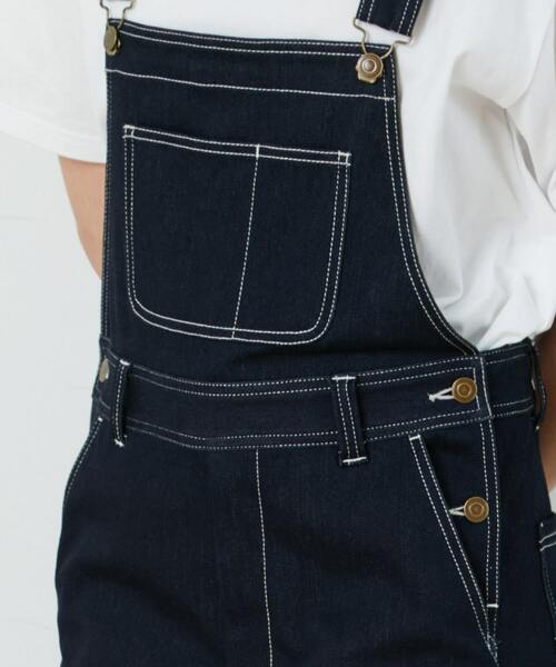 FRAPBOIS（フラボア）の「ムーブデニム オーバーオール（サロペット/オーバーオール・レディース・ネイビー/その他・1/3/2）」の13枚目の写真