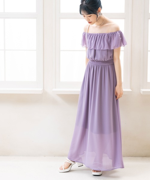 Newlyme(ニューリーミー)の「ウエストシャーリングマキシワンピース(ワンピース・レディース・ホワイト/ベージュ/イエロー/ラベンダー/ブルー系その他/ブラック/ネイビー/ブルー/ブラック系その他/テラコッタ・SMALL/MEDIUM/X-LARGE/LARGE)」の9枚目の写真