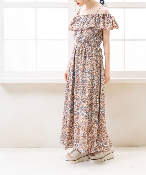 Newlyme(ニューリーミー)の「ウエストシャーリングマキシワンピース(ワンピース・レディース・ホワイト/ベージュ/イエロー/ラベンダー/ブルー系その他/ブラック/ネイビー/ブルー/ブラック系その他/テラコッタ・SMALL/MEDIUM/X-LARGE/LARGE)」の6枚目の写真