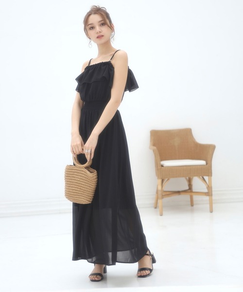 Newlyme(ニューリーミー)の「ウエストシャーリングマキシワンピース(ワンピース・レディース・ホワイト/ベージュ/イエロー/ラベンダー/ブルー系その他/ブラック/ネイビー/ブルー/ブラック系その他/テラコッタ・SMALL/MEDIUM/X-LARGE/LARGE)」の11枚目の写真
