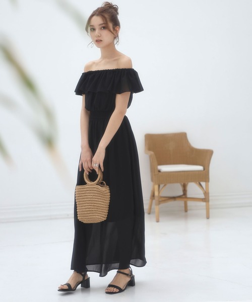 Newlyme(ニューリーミー)の「ウエストシャーリングマキシワンピース(ワンピース・レディース・ホワイト/ベージュ/イエロー/ラベンダー/ブルー系その他/ブラック/ネイビー/ブルー/ブラック系その他/テラコッタ・SMALL/MEDIUM/X-LARGE/LARGE)」の14枚目の写真