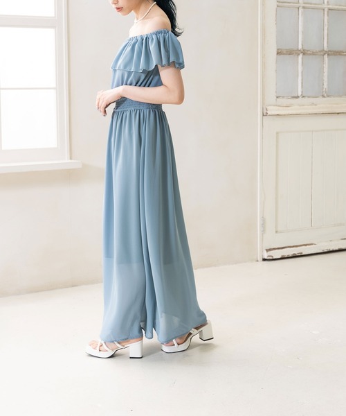 Newlyme(ニューリーミー)の「ウエストシャーリングマキシワンピース(ワンピース・レディース・ホワイト/ベージュ/イエロー/ラベンダー/ブルー系その他/ブラック/ネイビー/ブルー/ブラック系その他/テラコッタ・SMALL/MEDIUM/X-LARGE/LARGE)」の19枚目の写真