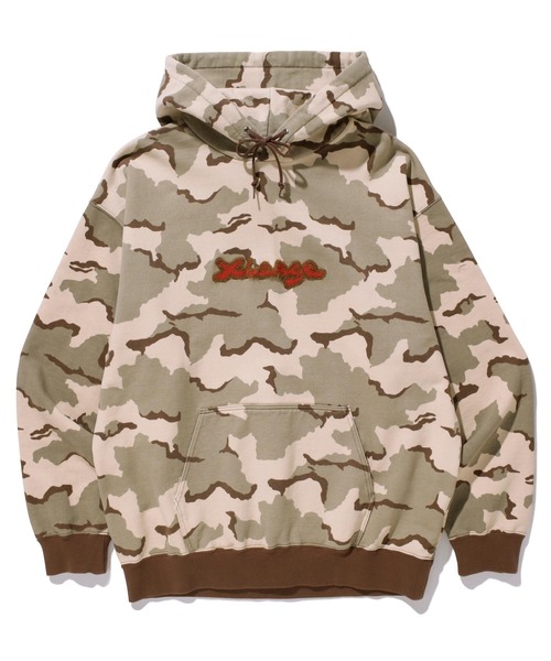 売切れ前に XLARGE CAMO LOGO PULLOVER HOODED SWEAT カモ柄 XLARGE（エクストララージ）の「CAMO PULLOVER HOODED SWEAT