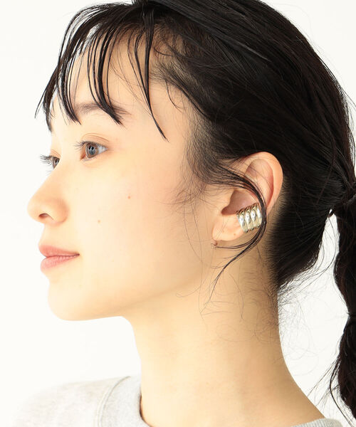 BEAMS BOY（ビームスボーイ）の「BEAMS BOY / スパイラル イヤーカフ（イヤーカフ・レディース・シルバー/イエロー系その他5・ONE SIZE）」の3枚目の写真