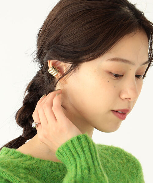 BEAMS BOY（ビームスボーイ）の「BEAMS BOY / スパイラル イヤーカフ（イヤーカフ・レディース・シルバー/イエロー系その他5・ONE SIZE）」の5枚目の写真