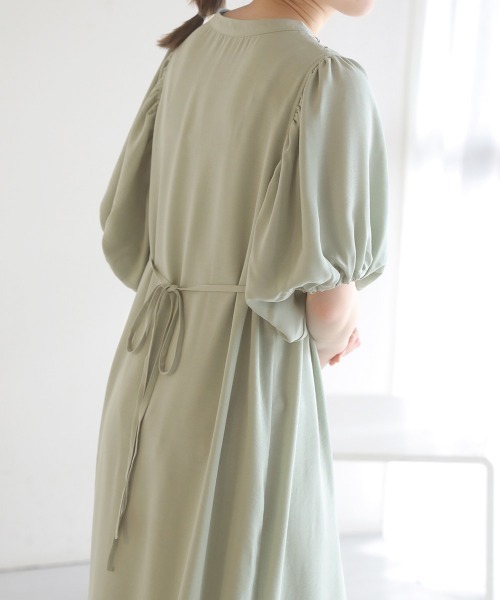 Bab(バブ)の「フロント刺繍ワンピース(ワンピース・レディース・ブラック/ベージュ/アイボリー/ミント・38)」の20枚目の写真