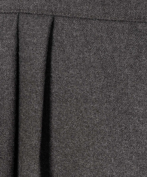 CASPER JOHN（キャスパージョン）の「Melange TR Tuck Wide Slacks/メランジTRタックワイドスラックス（スラックス・メンズ・チャコールグレー/グレイッシュベージュ・SMALL/MEDIUM/LARGE）」の16枚目の写真