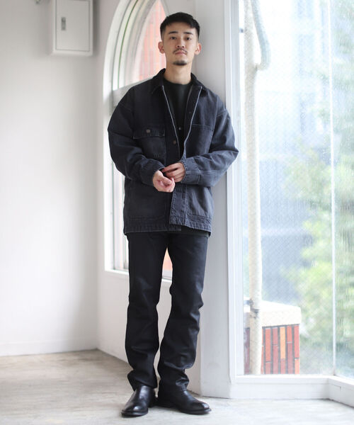 BEAMS（ビームス）の「BEAMS / ルーズ デニム カバーオール（カバーオール・メンズ・ブラック/インディゴブルー・SMALL/MEDIUM/LARGE/X-LARGE）」の19枚目の写真