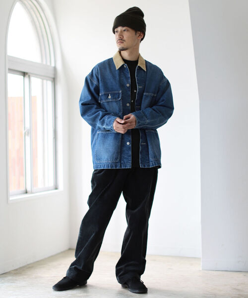 BEAMS（ビームス）の「BEAMS / ルーズ デニム カバーオール（カバーオール・メンズ・ブラック/インディゴブルー・SMALL/MEDIUM/LARGE/X-LARGE）」の15枚目の写真